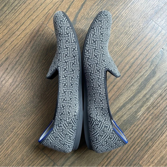 Retired Rothy’s Charcoal Grid Loafers - Picture 4 of 11